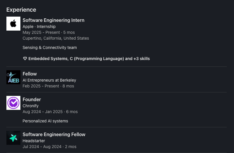 Vasyl Abramovych LinkedIn post